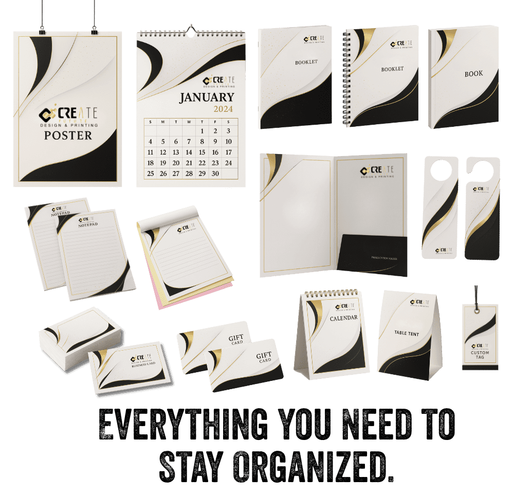 Create Future Printing stationery, Marketing Create Future Printing stationery, Marketing