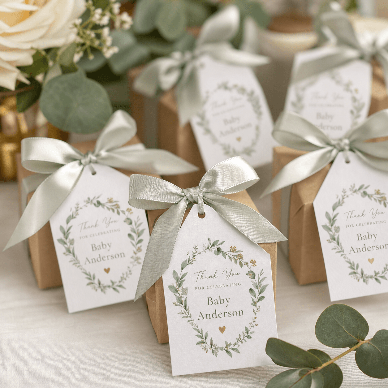 Baby Shower Favor Tags