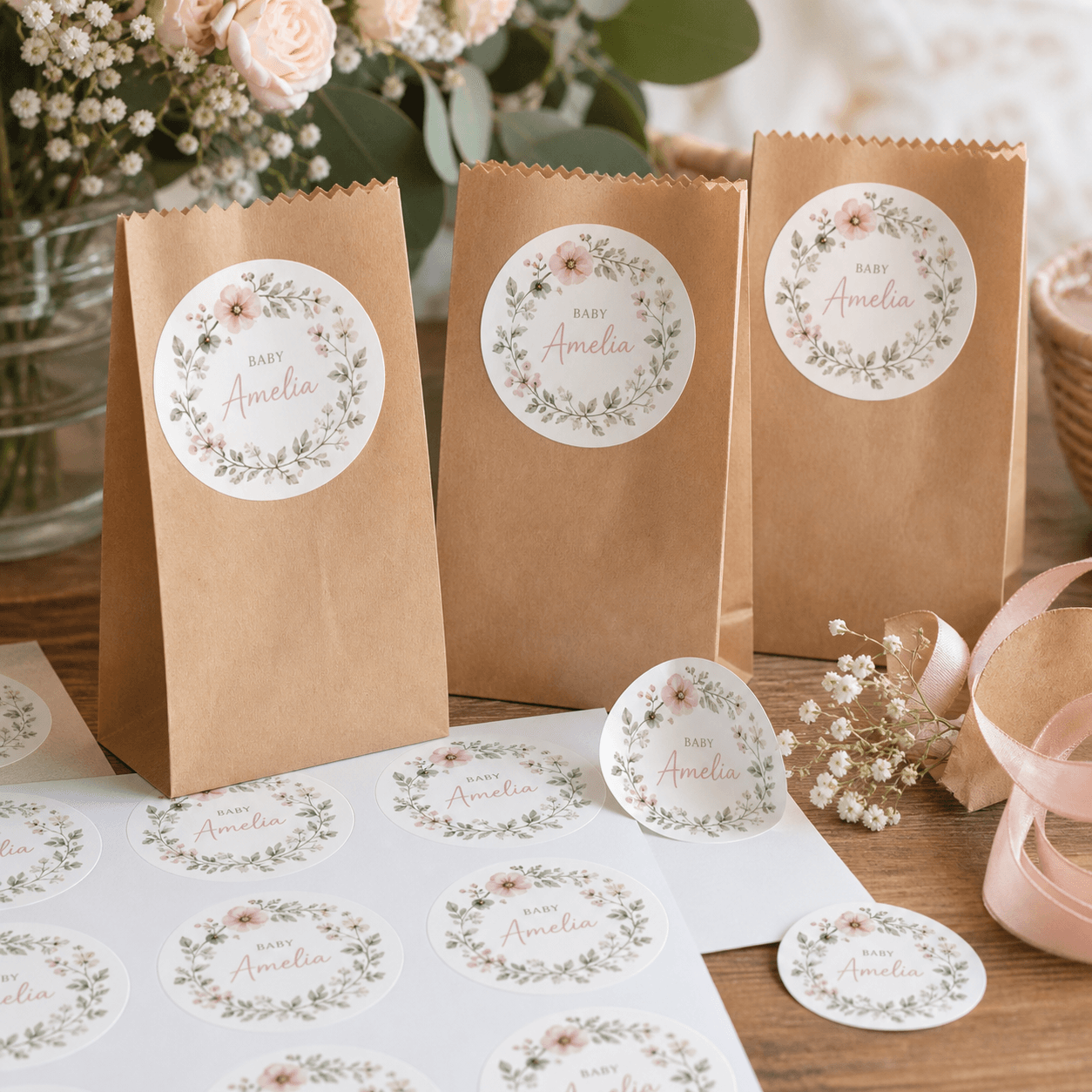 Baby Shower Stickers