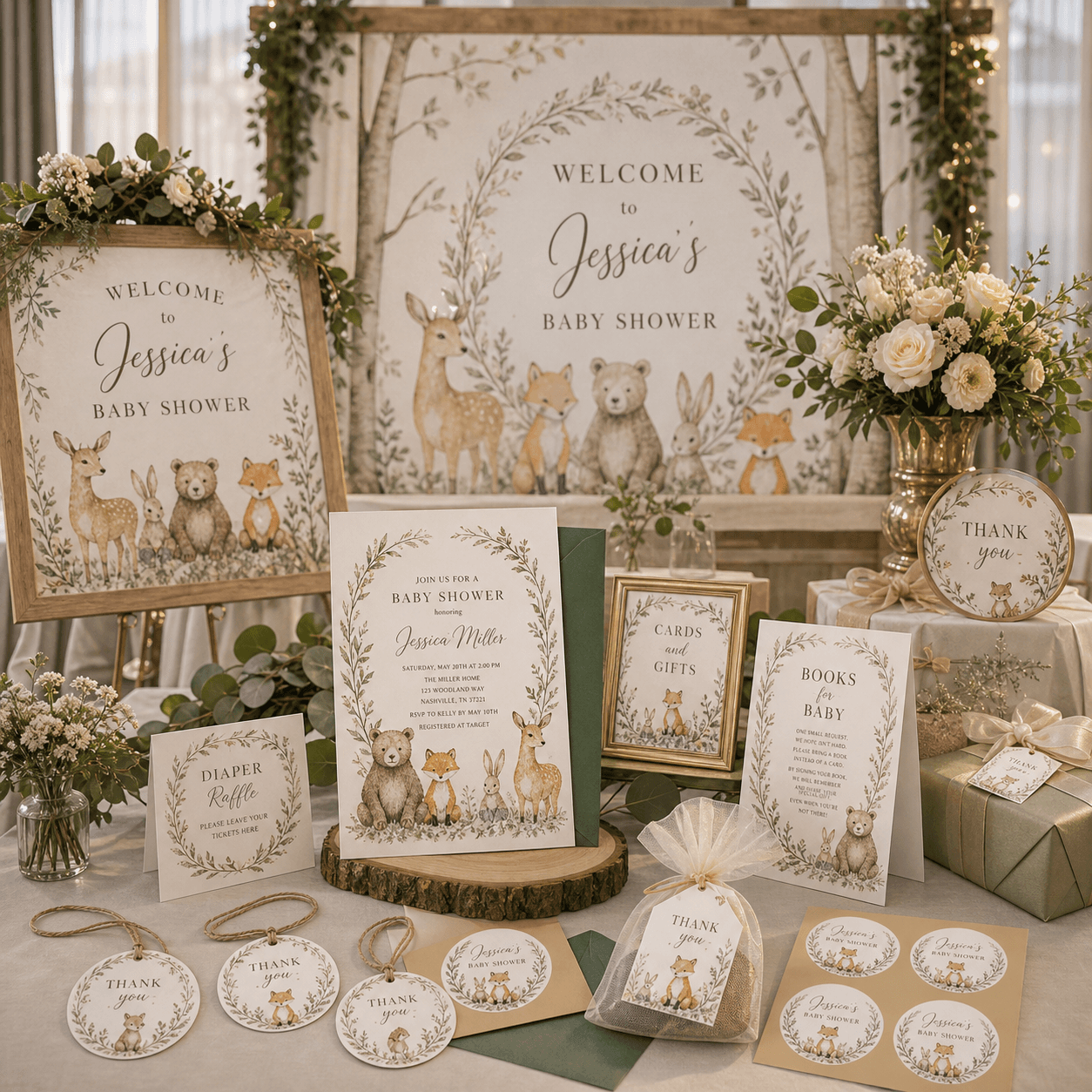 Custom Baby Shower Theme Package