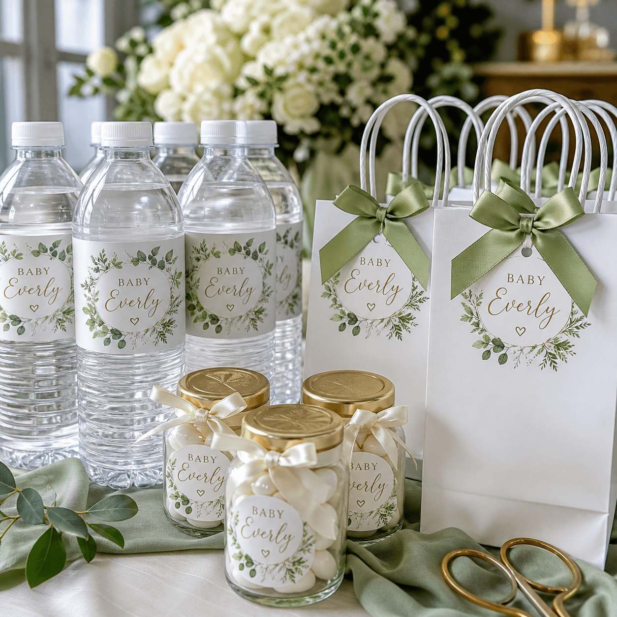 Personalized Baby Shower Labels