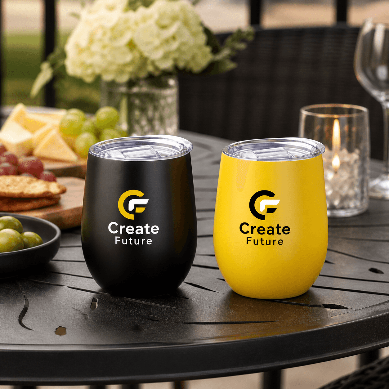 Custom Stemless Tumblers