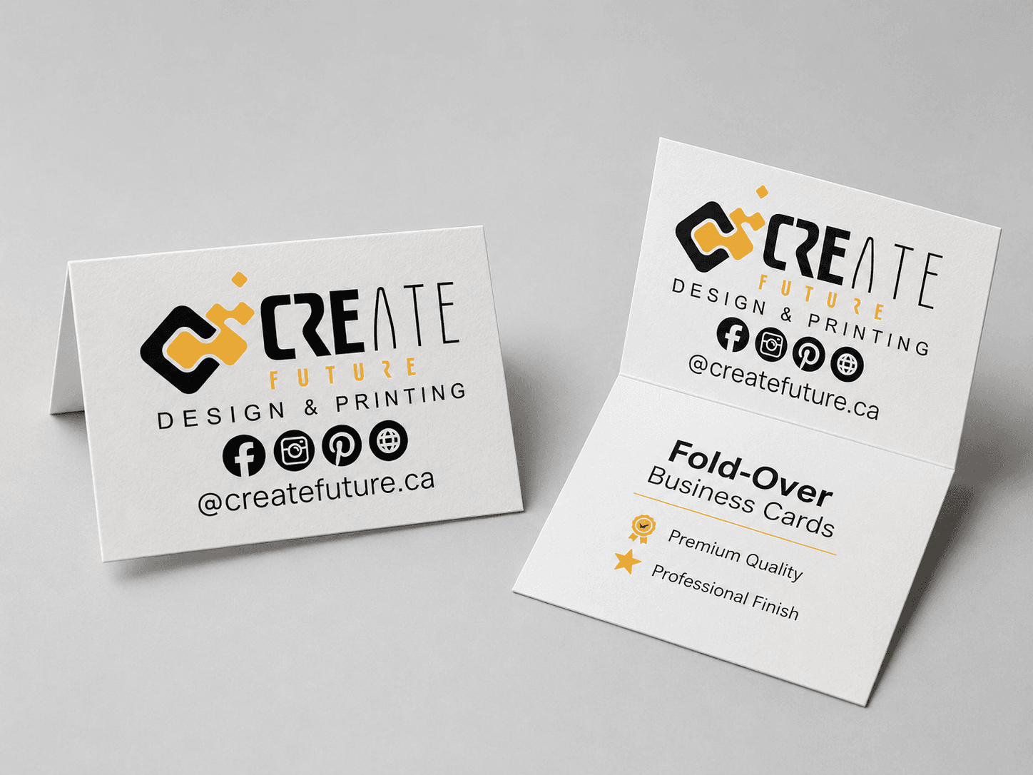 Fold-Over Business Cards
