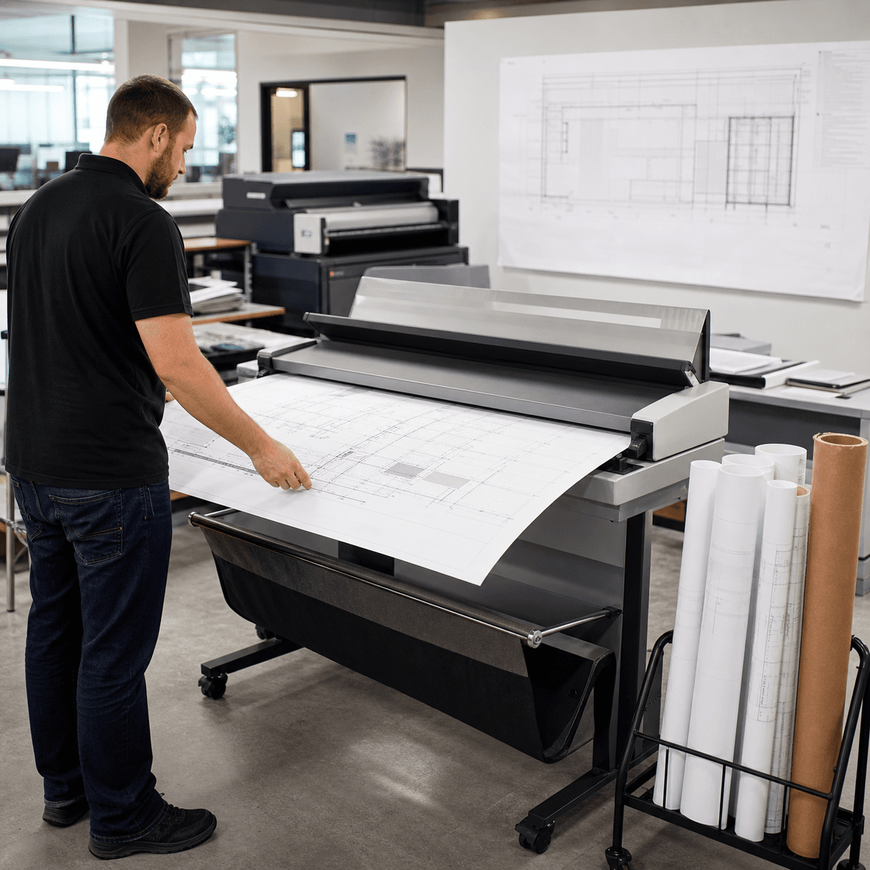 Large Format Drawing Scanning