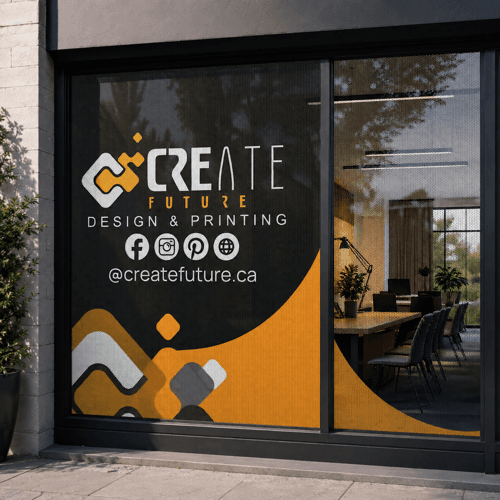 Window Perforated Vinyl Printing