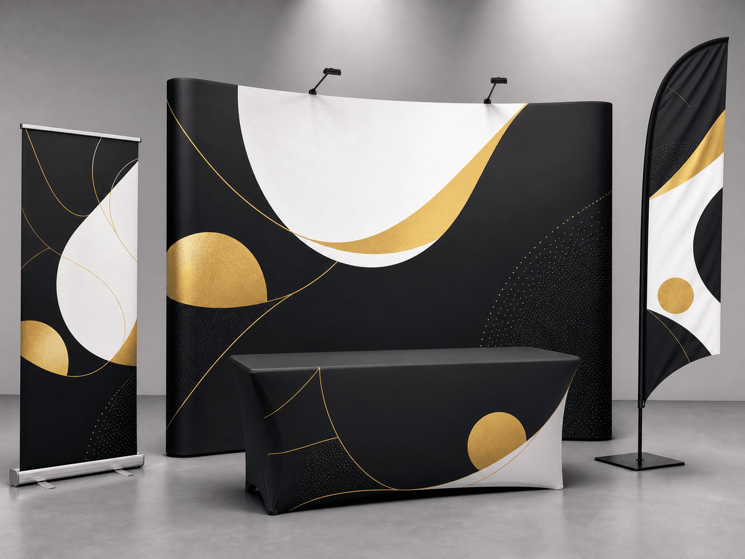 12FT large Teardrop Flag realistic 3D product mockup