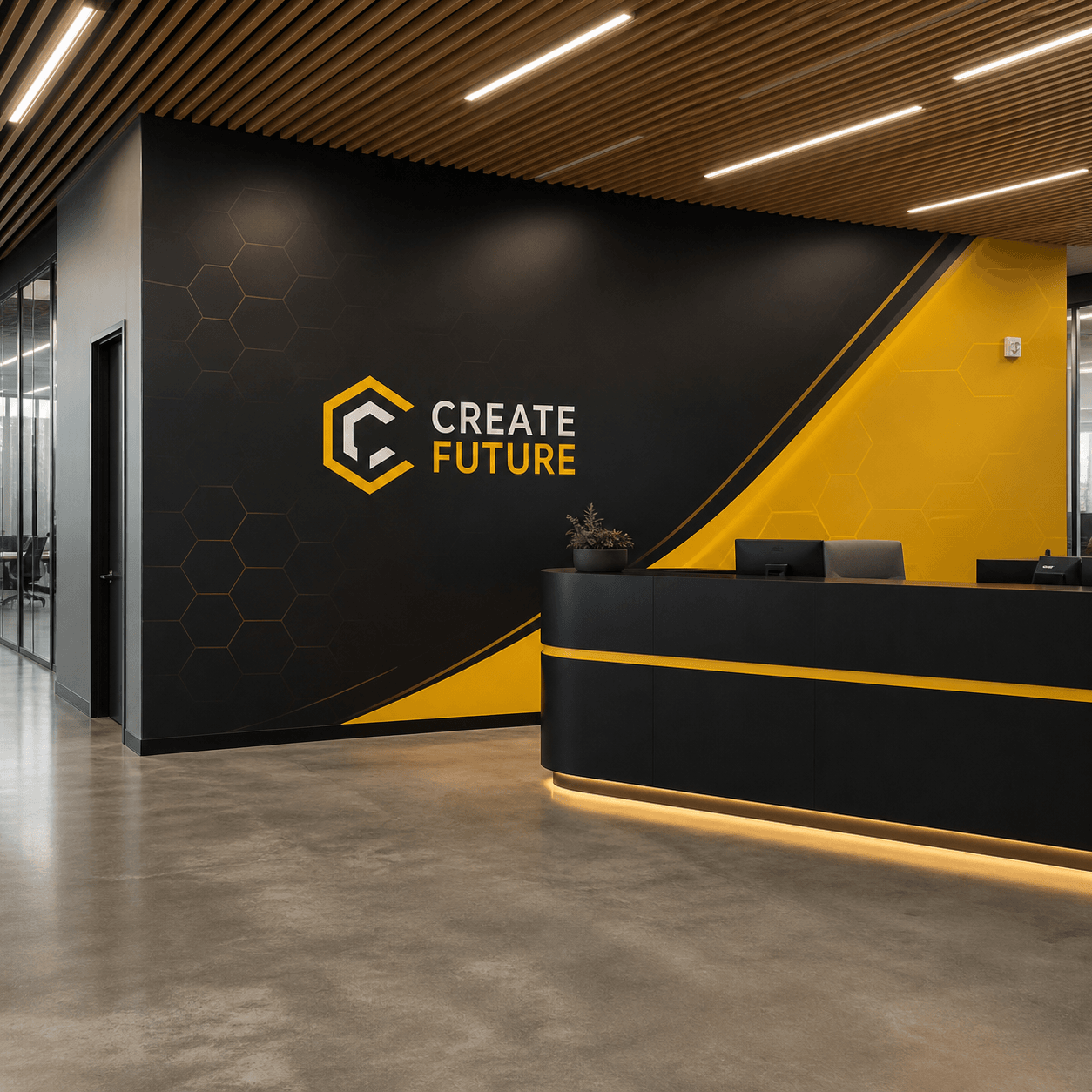 Custom Wall Graphics photorealistic product mockup 1