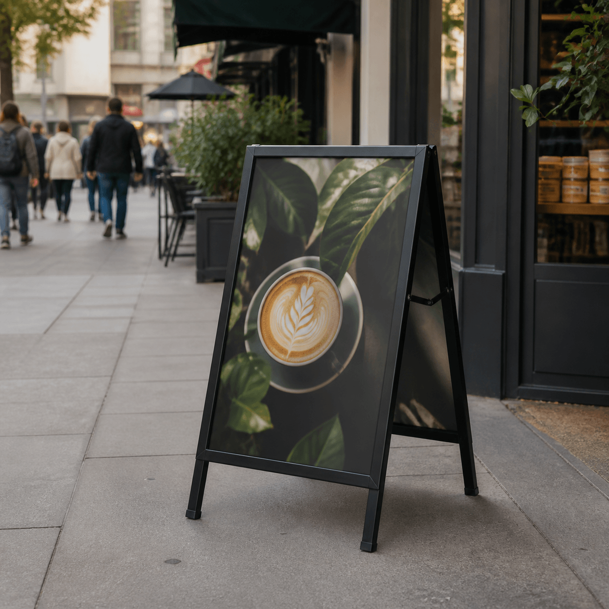 Metal A-Frame Signs photorealistic product mockup 1
