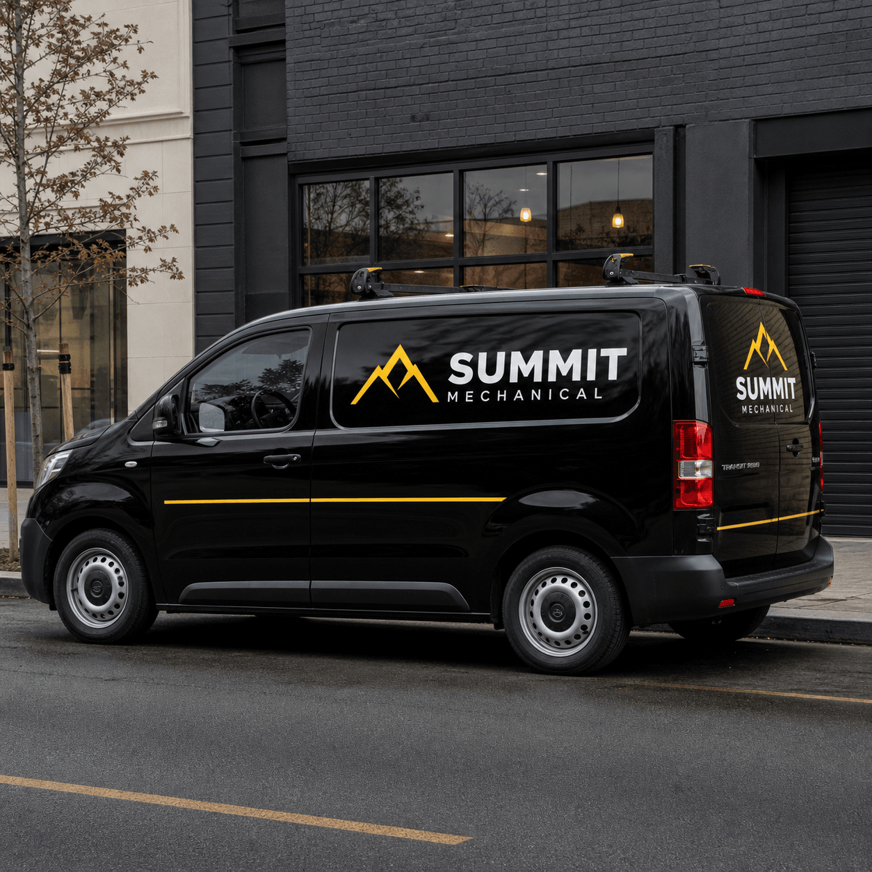 Vehicle Lettering photorealistic product mockup 1