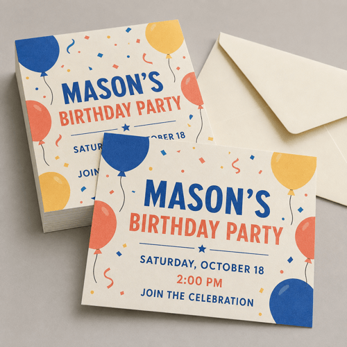Birthday Invitations