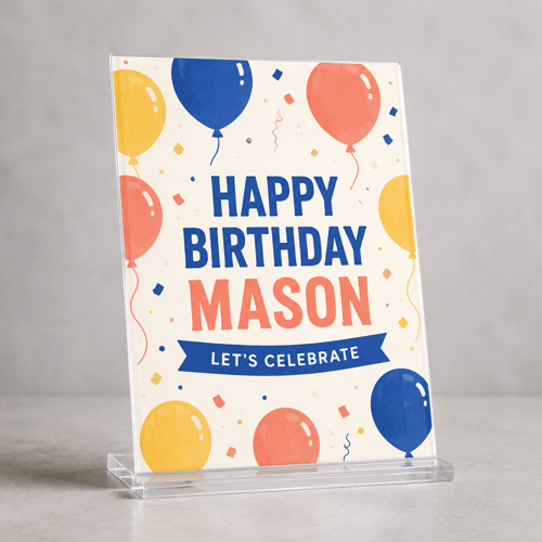 birthday table signs — hero