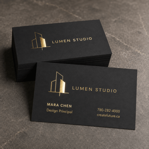 Foil Business Cards