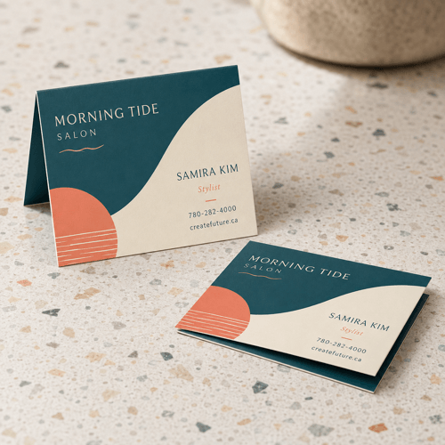 Fold-Over Business Cards