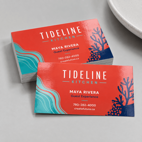 High Gloss Business Cards