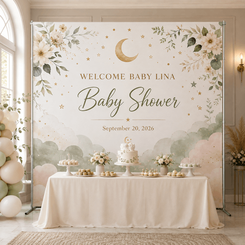 Baby Shower Backdrops