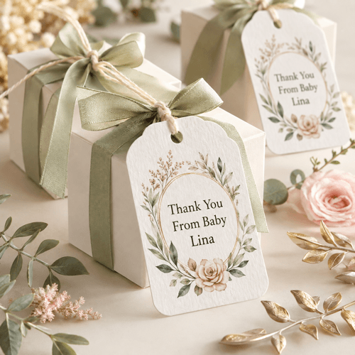 Baby Shower Favor Tags