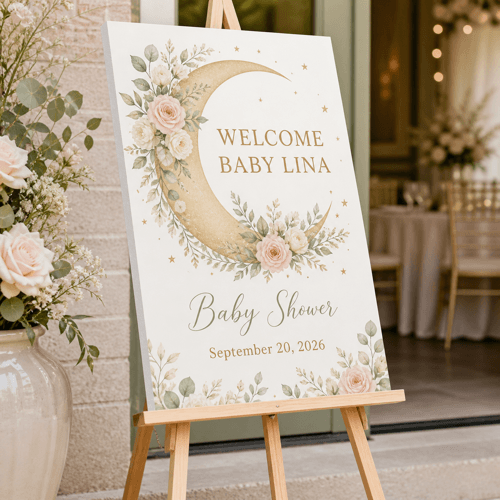 Baby Shower Foam Boards