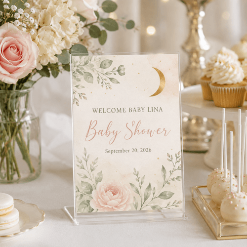 Baby Shower Table Signs