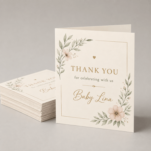 Baby Shower Thank You Cards