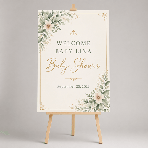 Baby Shower Welcome Signs