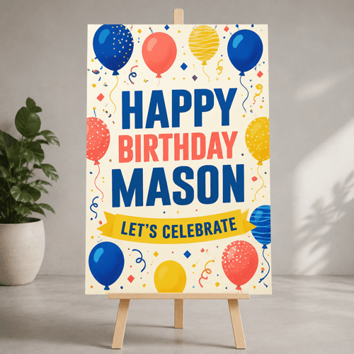 birthday foam boards — hero