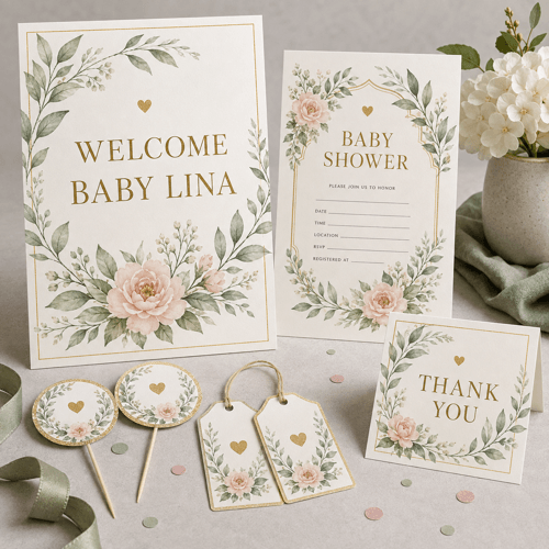 custom baby shower theme package — hero