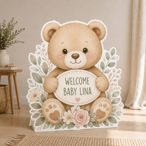 life size baby shower cutouts — hero