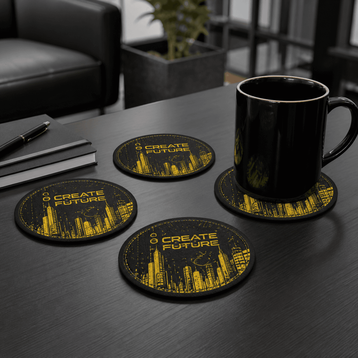 Custom Fabric Coasters