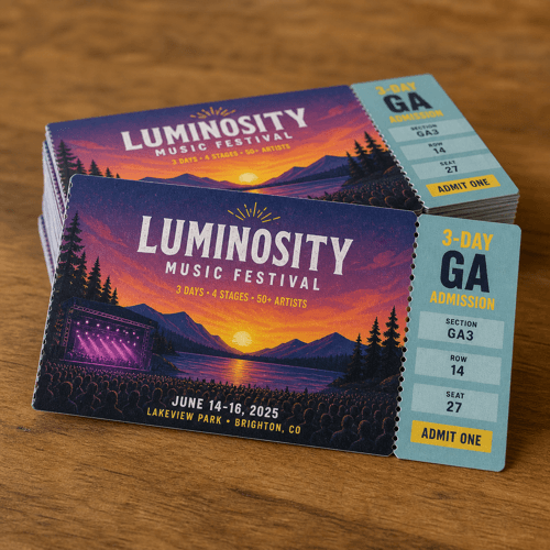 event ticket printing — hero