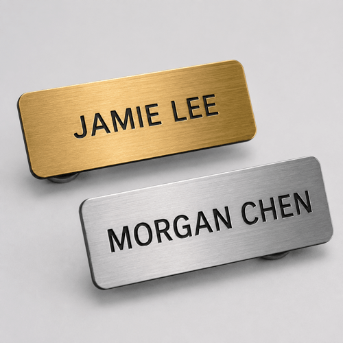 Printed Name Tags