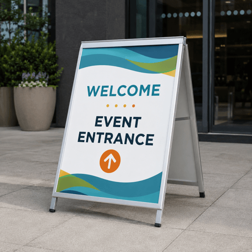Aluminum A-Frame Sign — hero