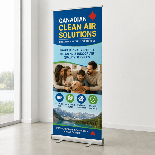 Retractable Banner Economy Roll-Up Banner — hero