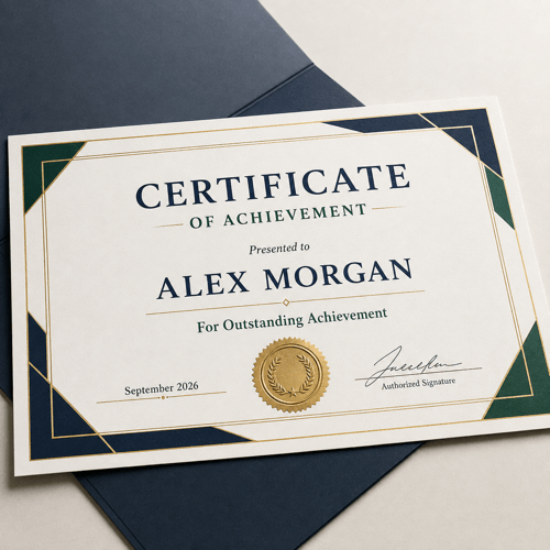 Certificate Printing