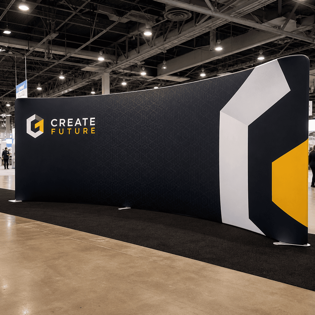 20 ft Curved Tension Fabric Backdrop