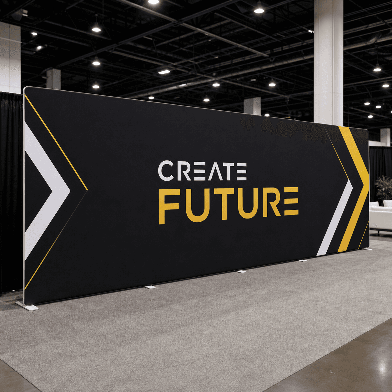 20 ft Straight Tension Fabric Backdrop
