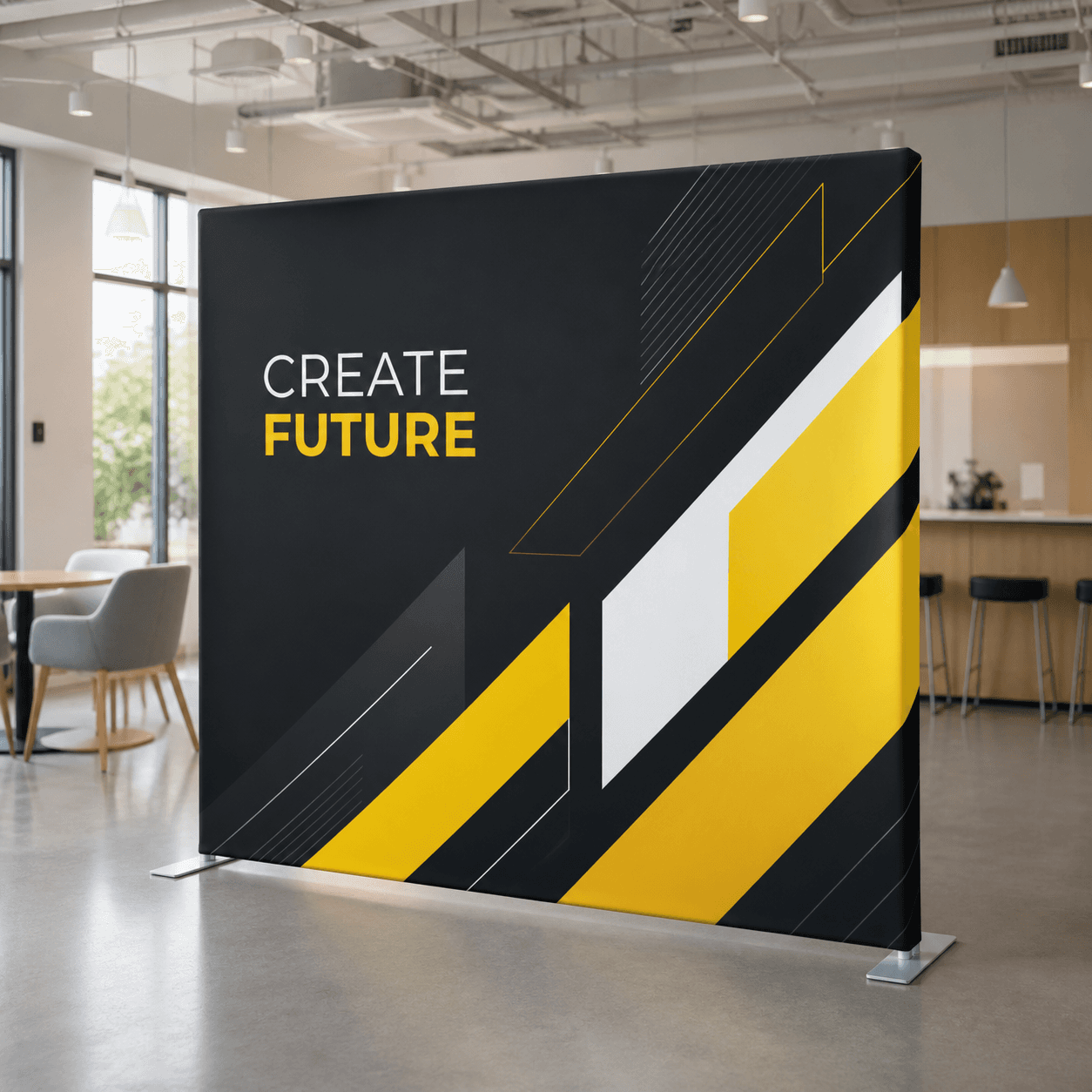 8 ft Straight Tension Fabric Backdrop