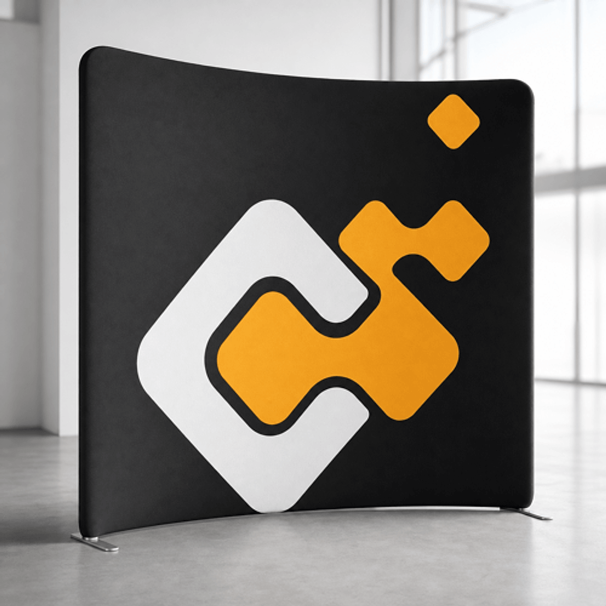 10FT Curve Tension Fabric Display (Backdrop)