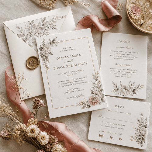 Custom Wedding Invitations