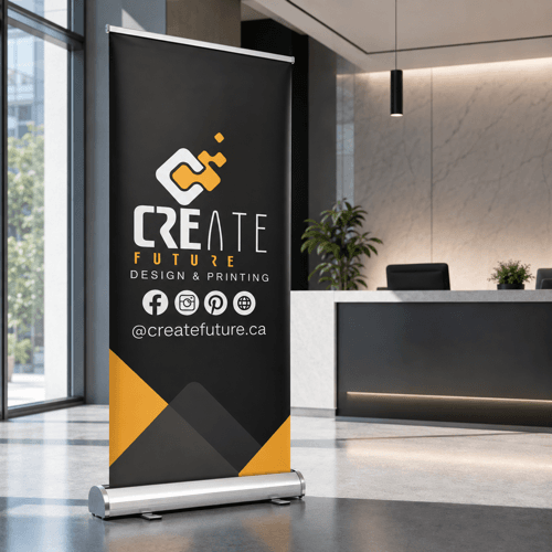 Deluxe Roll-Up Banner Printing in Edmonton