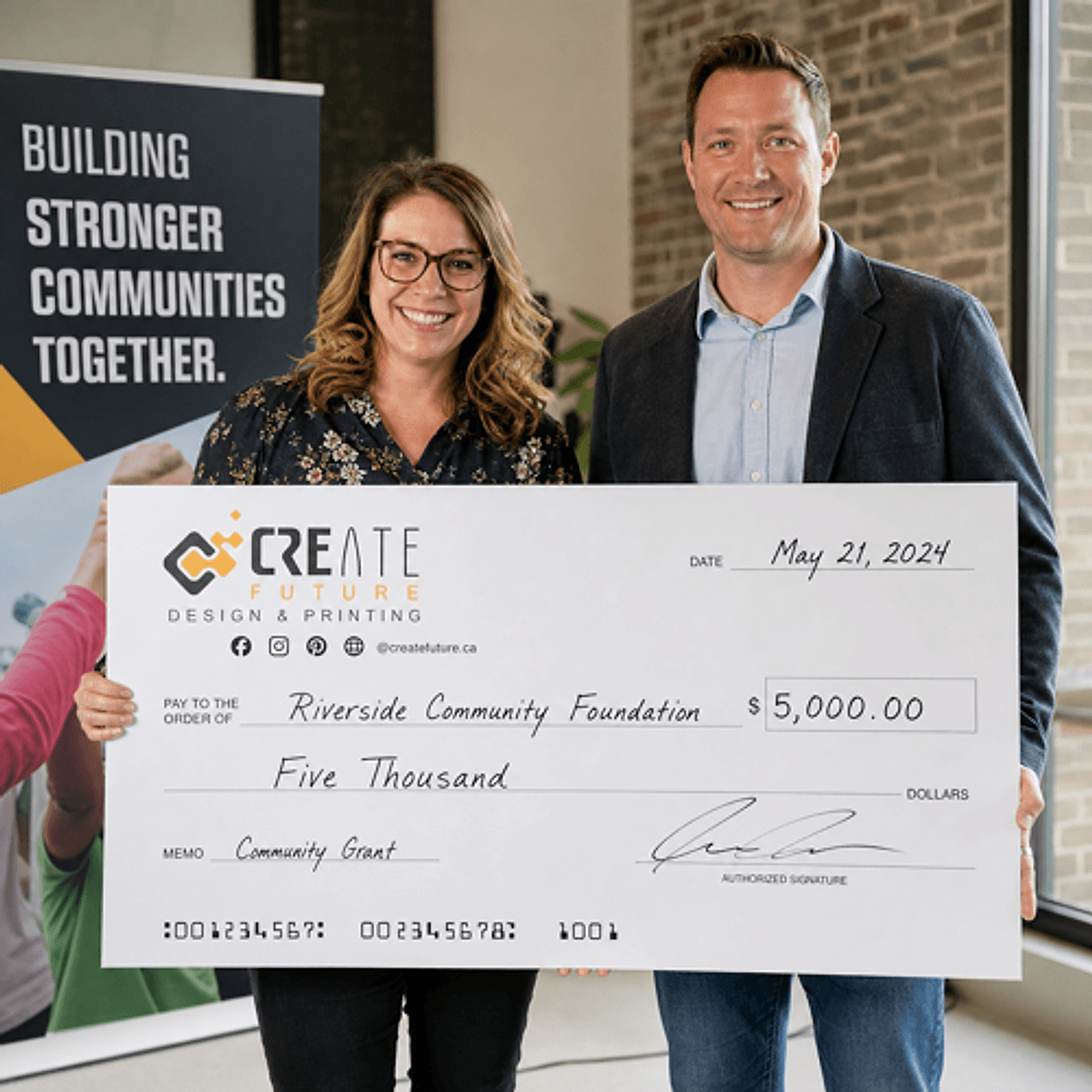 Oversized Cheques