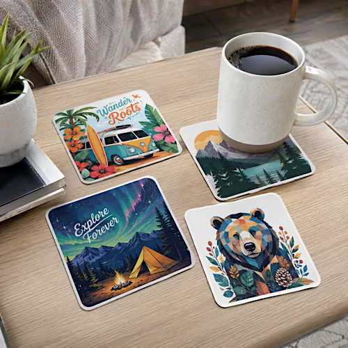 Custom Fabric Coasters