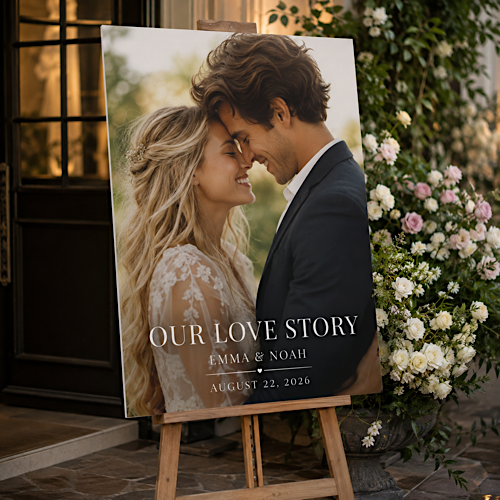 Wedding Photo Display Sign