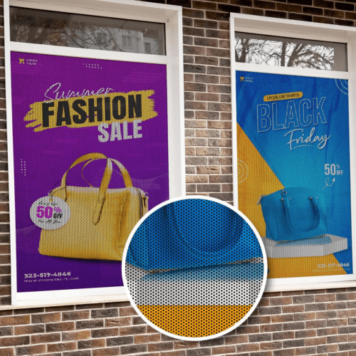 Window Perforated Vinyl Printing - Image 3