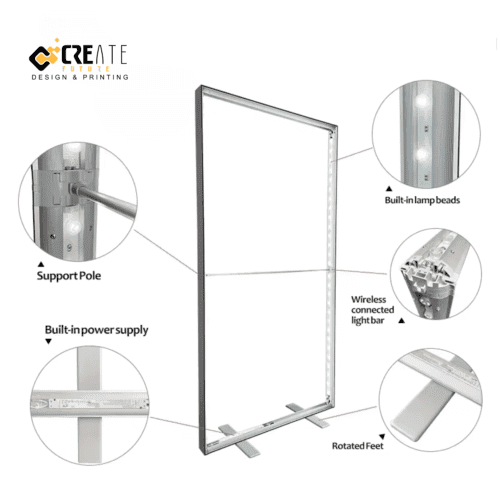 Foldable SEG Light Box 39 x 79 - Image 2