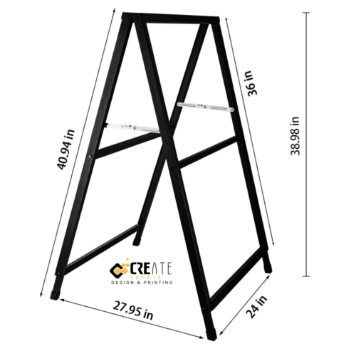 24 x 36 Inch Metal A Frame Sign - Image 2