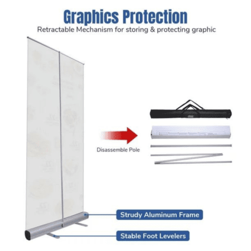 (Retractable Banner) Economy roll up banner - Image 2