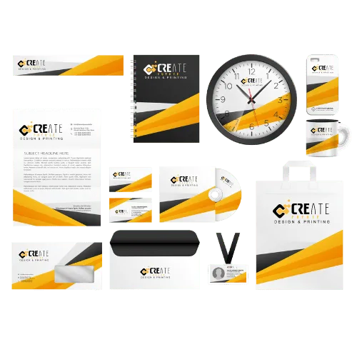 Create Future Printing stationery, Marketing