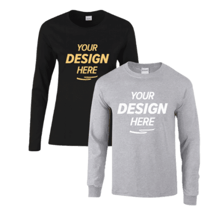 Home Printing 32 Custom Long Sleeve Shirts Printing in Edmonton