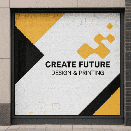 Window Perforated Vinyl Printing in Edmonton