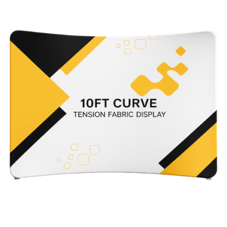 10FT Curve Tension Fabric Display (Backdrop)